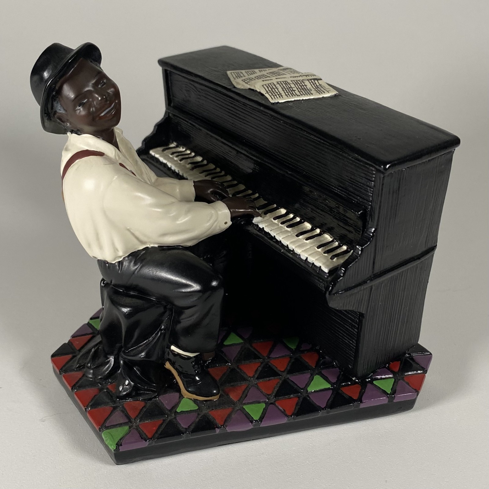 Vintage 1994 Enesco All That Jazz Parastone Piano Player Figurine 5\