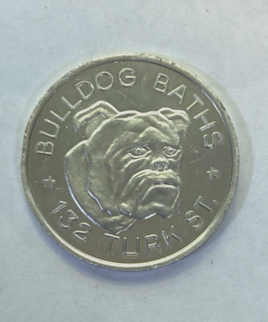 Gay Freedom Day Coin June 29 1980 San Francisco Bulldog Baths Turk St. Silver