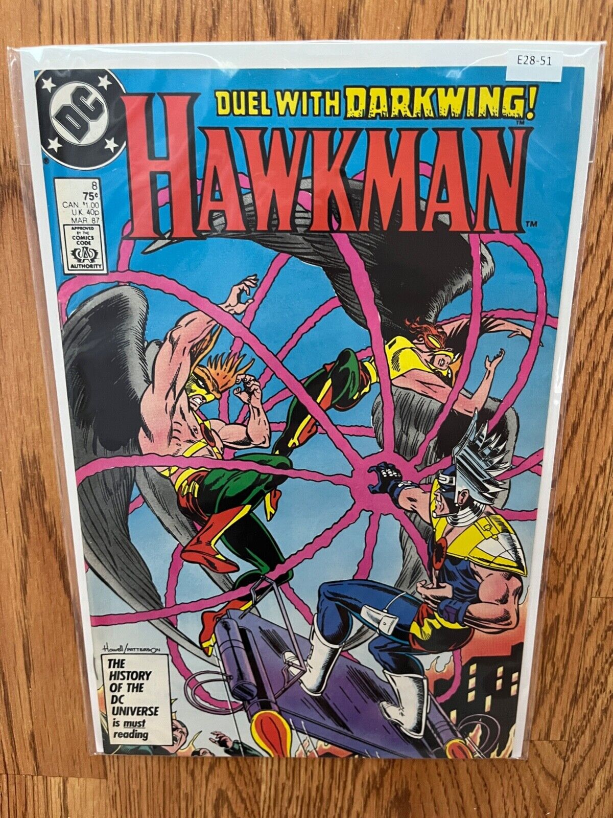 Hawkman vol.2 #8 1987 High Grade 8.5 DC Comic Book E28-51