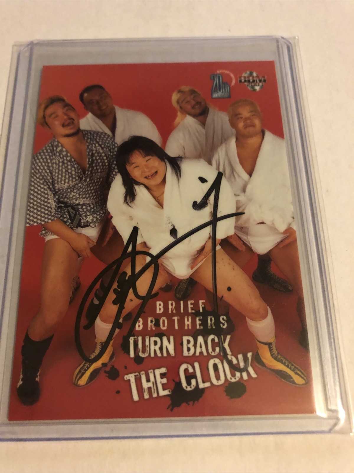 2003 BBM Brief Brothers Turn Back The Clock Autograph Card #/97