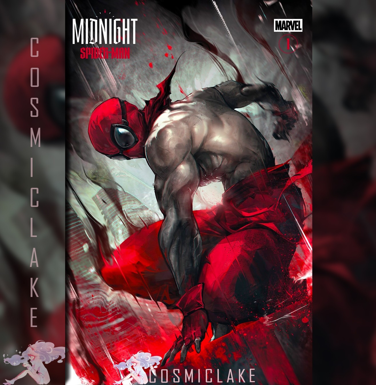 Midnight Spider-man #1 Tao Nycc Variant Ltd 900 Presale 10/25☆