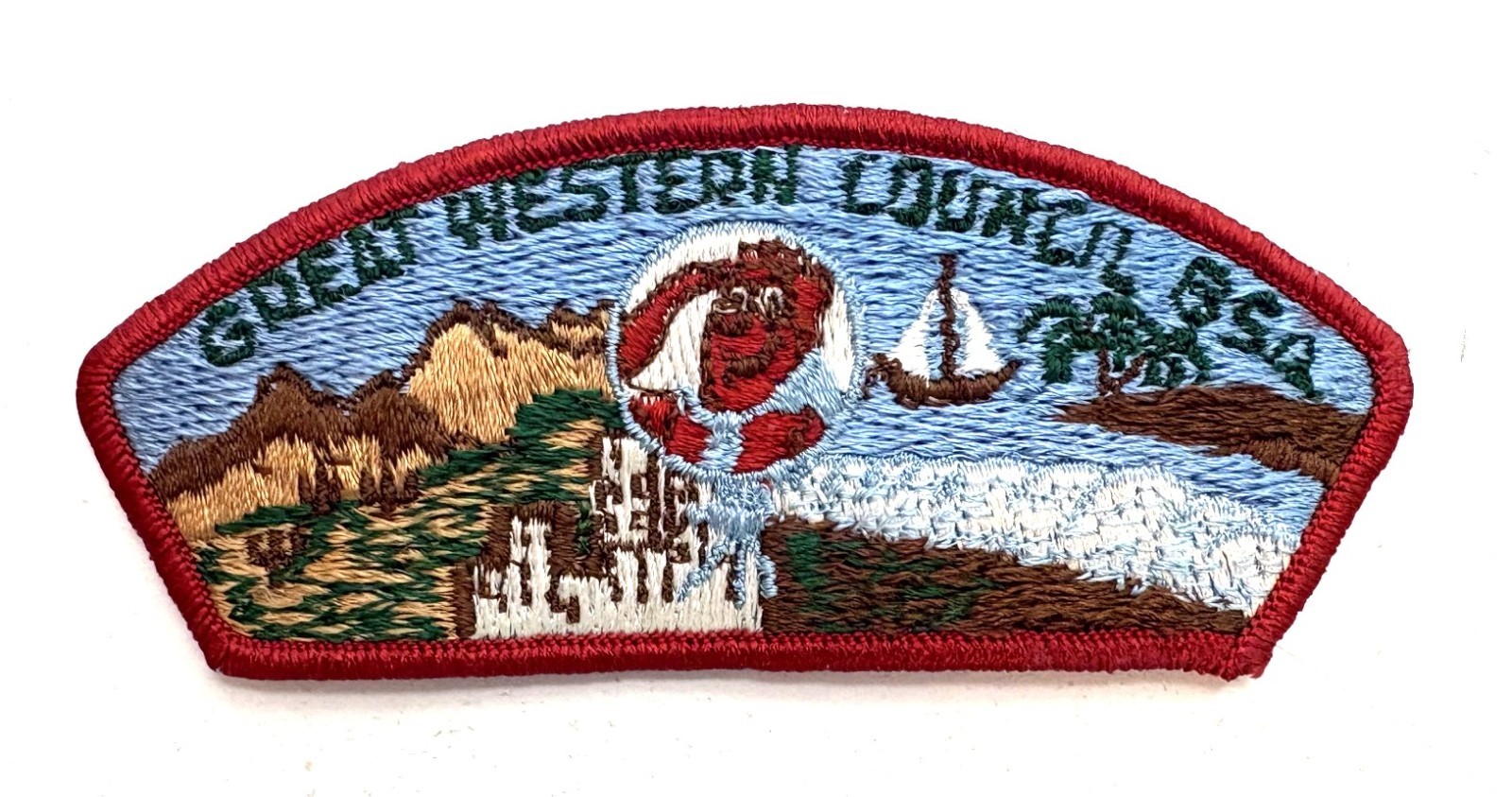 Rare 1970's Great Western Council shoulder CSP patch; now WLACC
