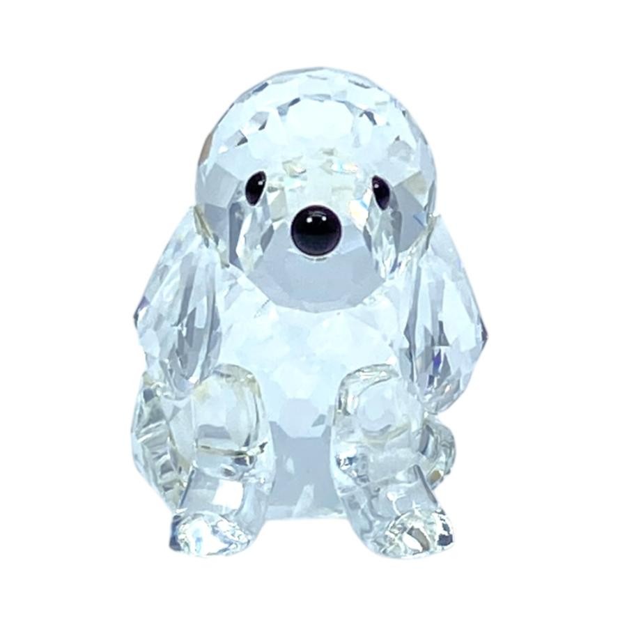 Swarovski Sitting Beagle Dog Object Figurine Interior 158418 Crystal Glass Clear