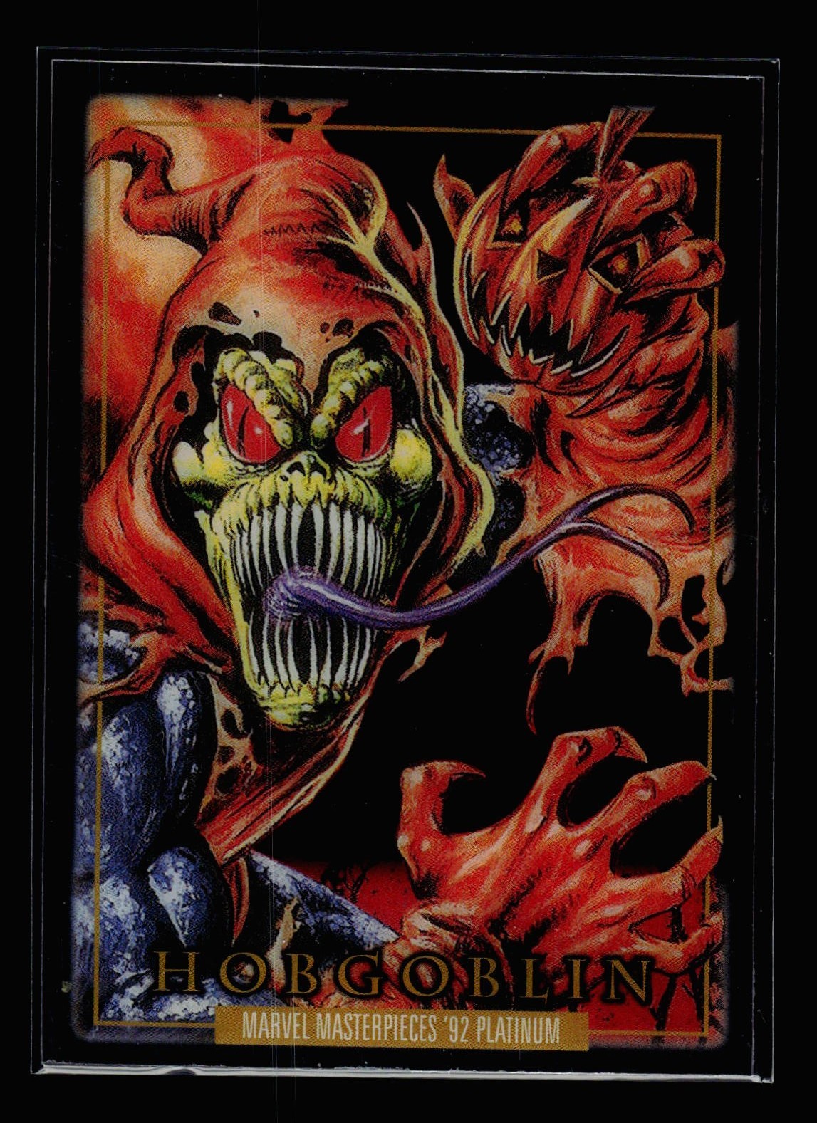 2024 SkyBox Marvel Masterpieces \'92 Clear Cut Card #33 Hobgoblin -
