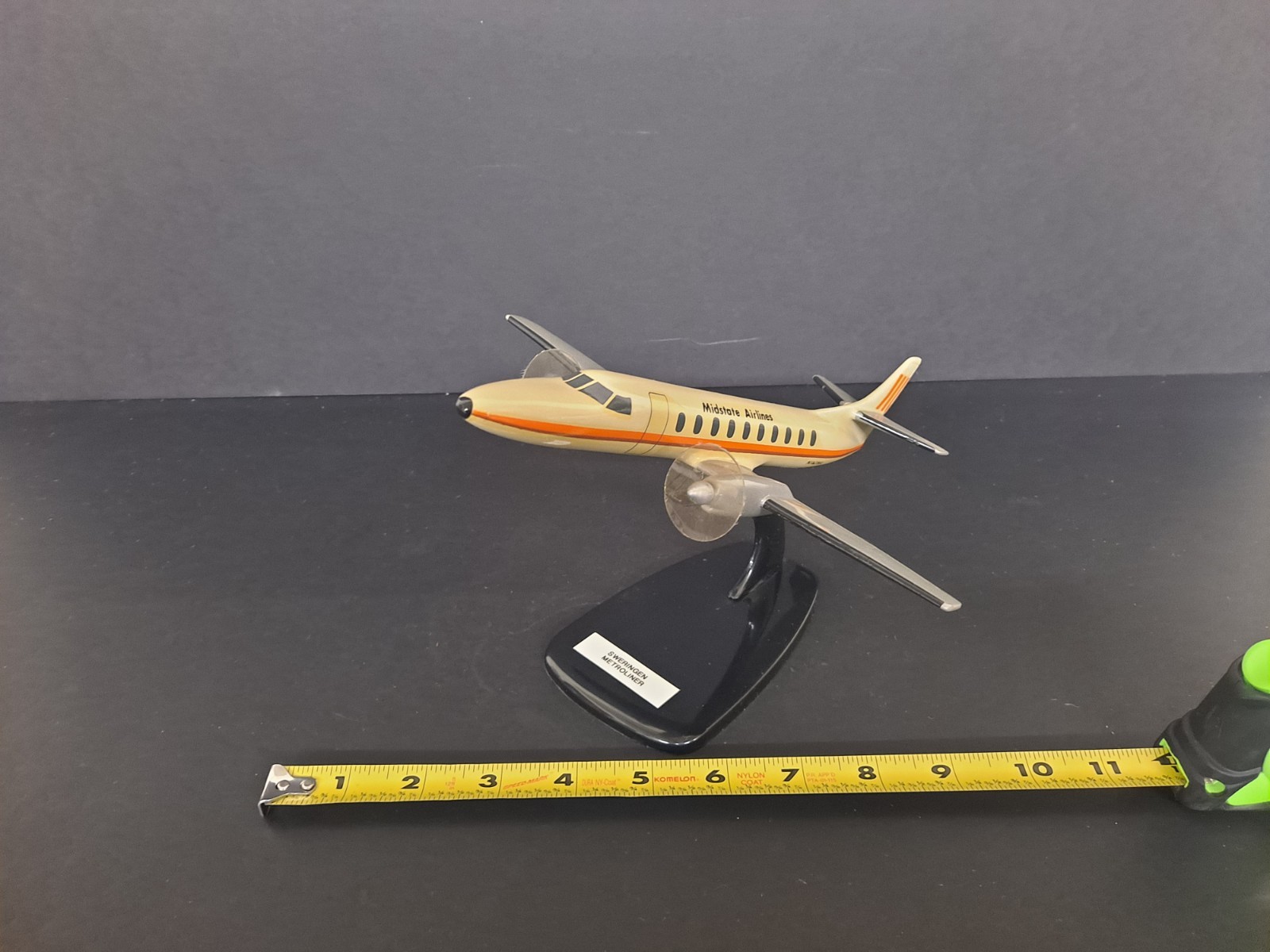 Air Jet Advance Midstate Airlines Swerigen Metroliner Desk Model