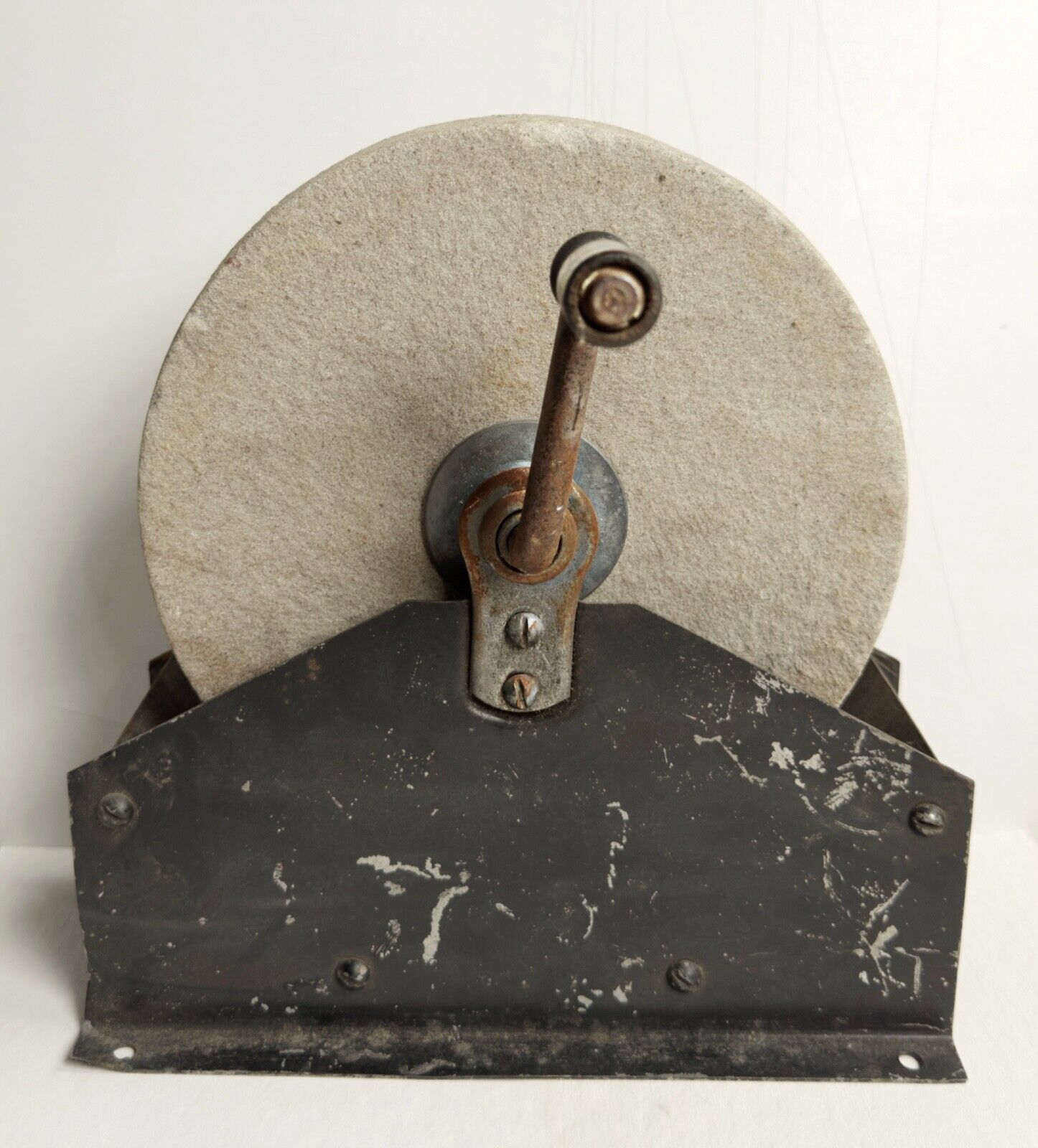 Antique Grinding Wheel Sharpening Stone -- PRICE REDUCED.