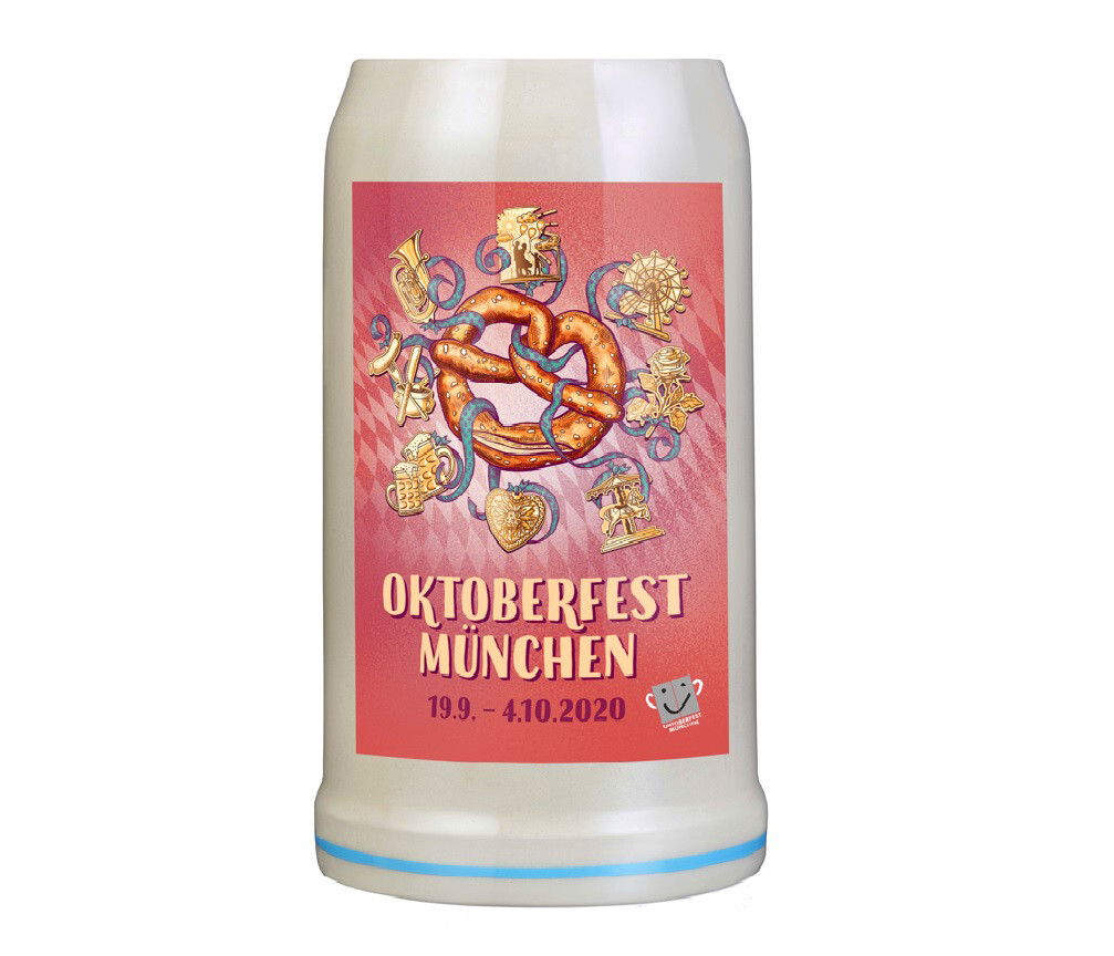 2020 OFFICIAL OKTOBERFEST STEIN RASTAL MUG (SAMMLERKRUG, WIESNKRUG)