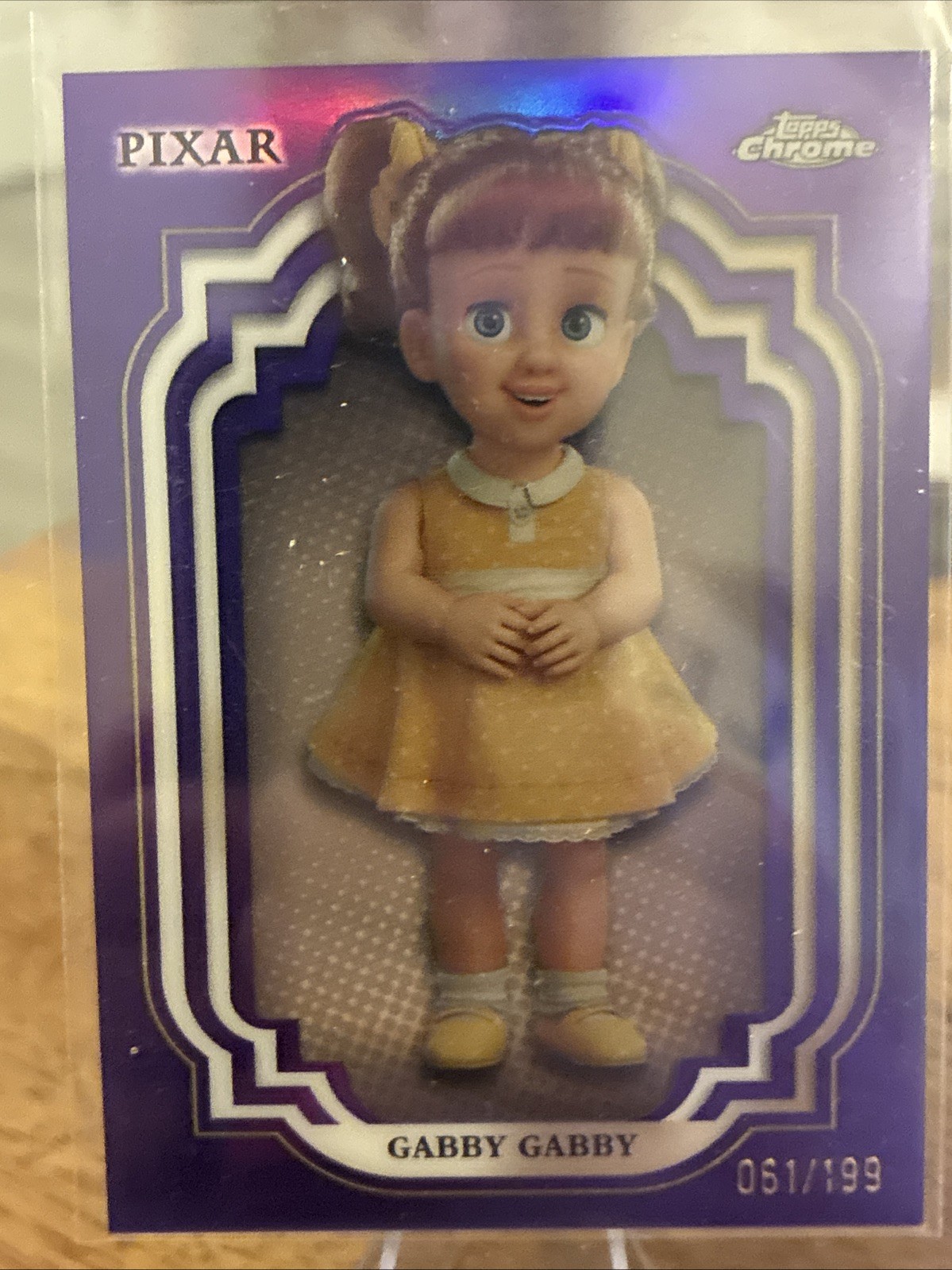 2024 Topps Chrome Disney Gabby Gabby Purple /199