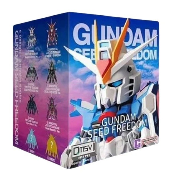 Bandai BNESH QMSV Mini Gundam SEED Freedom Series Blind Box - 1 Random