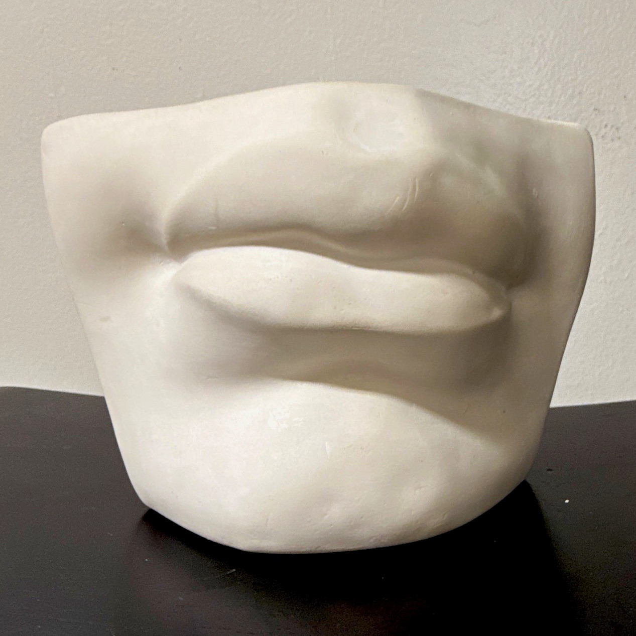Michelangelo’s David Mouth / Lips Plaster Cast Statue – Art Drawing Model & Deco