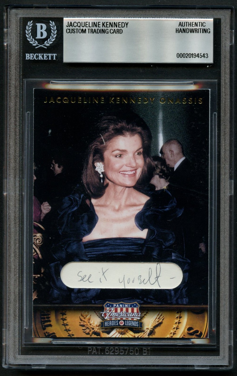 Jacqueline Kennedy HANDWRITTEN WORDS \