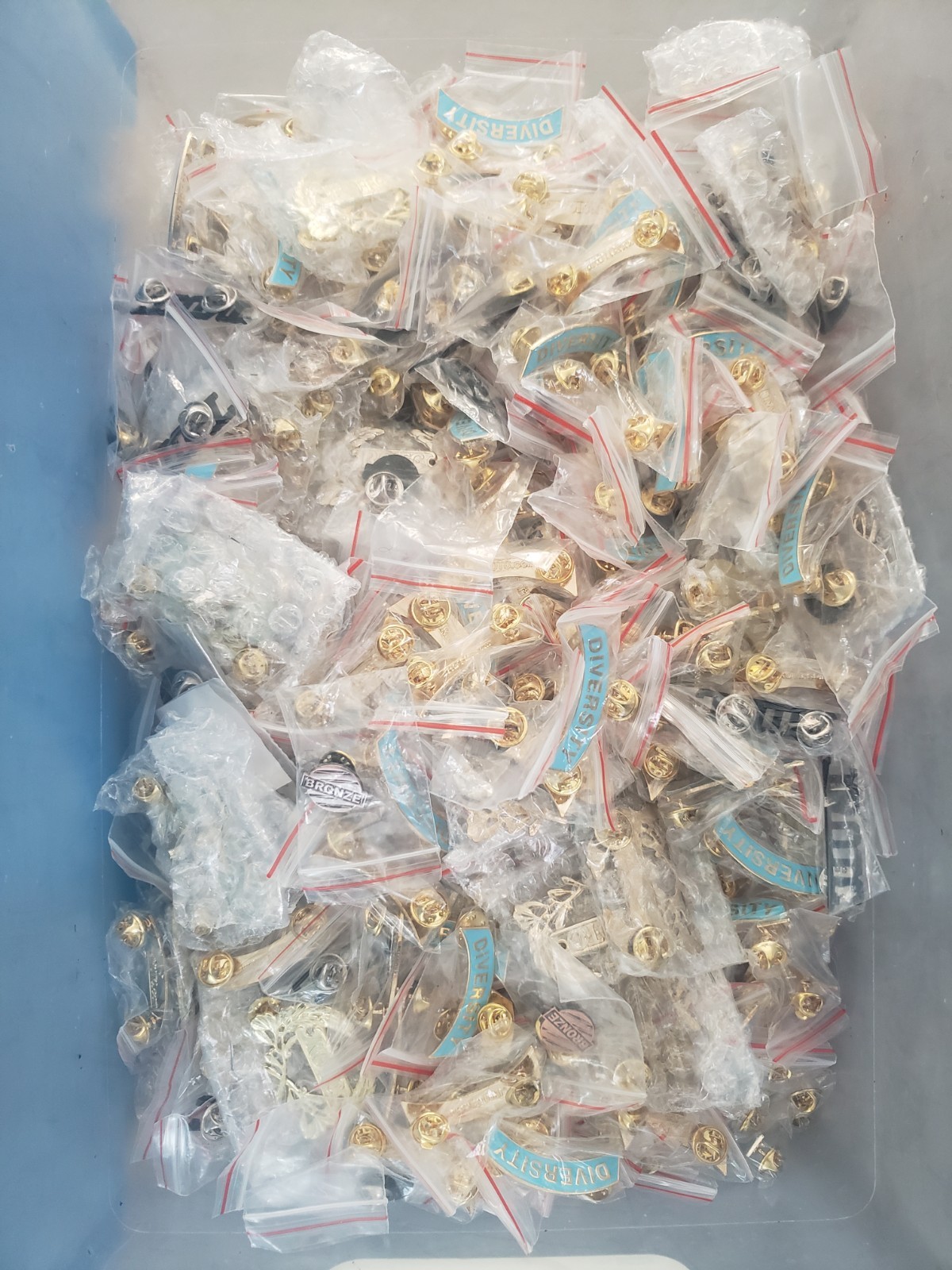 ROTC Military Reserve Officer Training Cadet Badge Pins 6 Lbs 9.5 Oz Lot of 350+