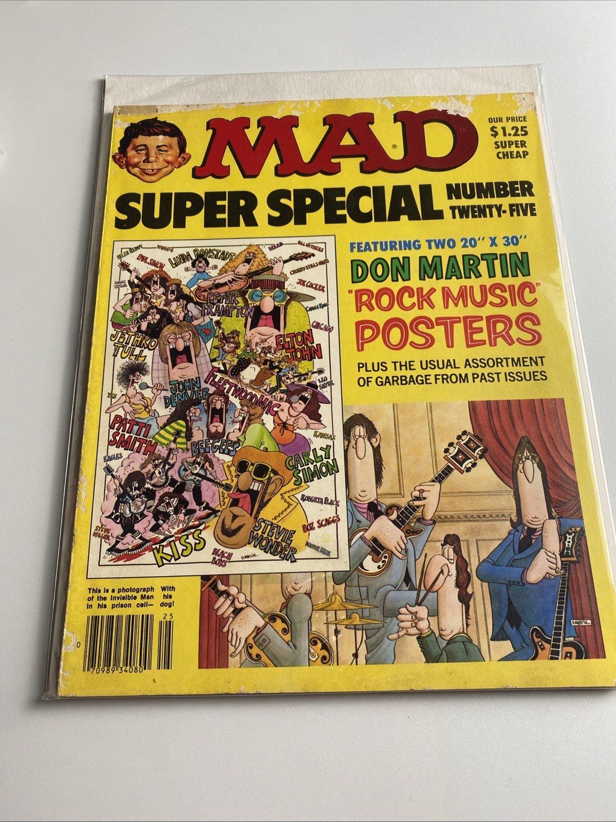 MAD SUPER SPECIAL #25 1978 Clean, Beautiful Mint Poster Attached