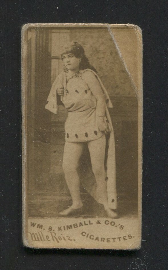  Vintage WM. S. Kimball Cigarette Card N203 Mlle Roiz