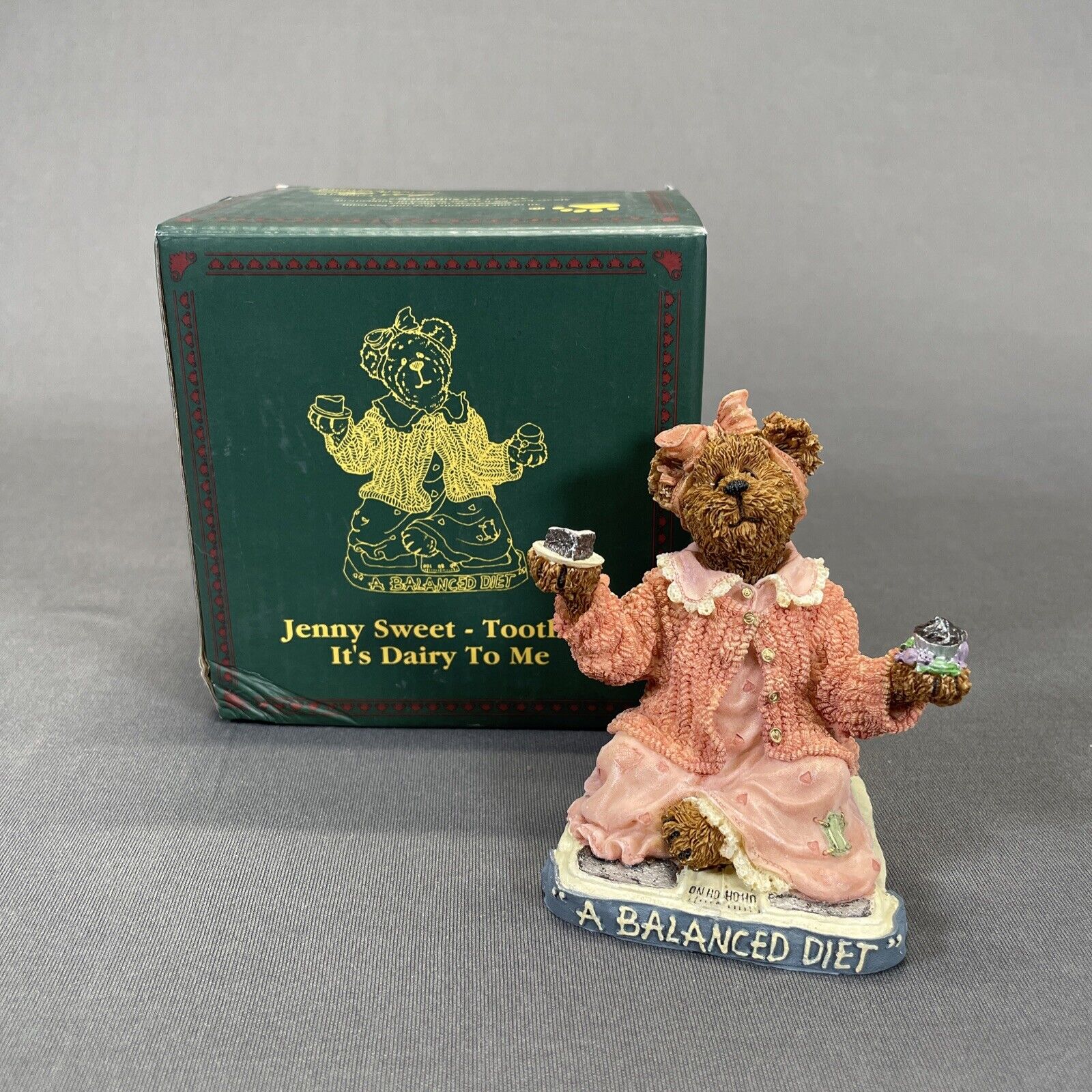 Boyd’s Bears Jenny Sweet-Tooth It's Dairy To Me Style #02004-41 Handmade China