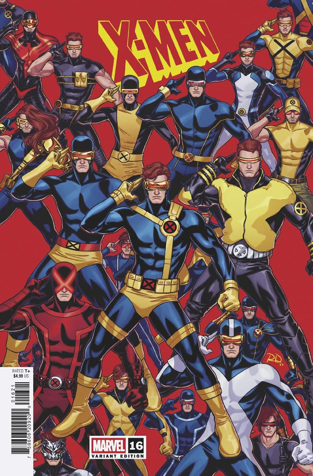 X-MEN #16 (RUSSELL DAUTERMAN CYCLOPS VARIANT)(2025) COMIC BOOK~ MARVEL
