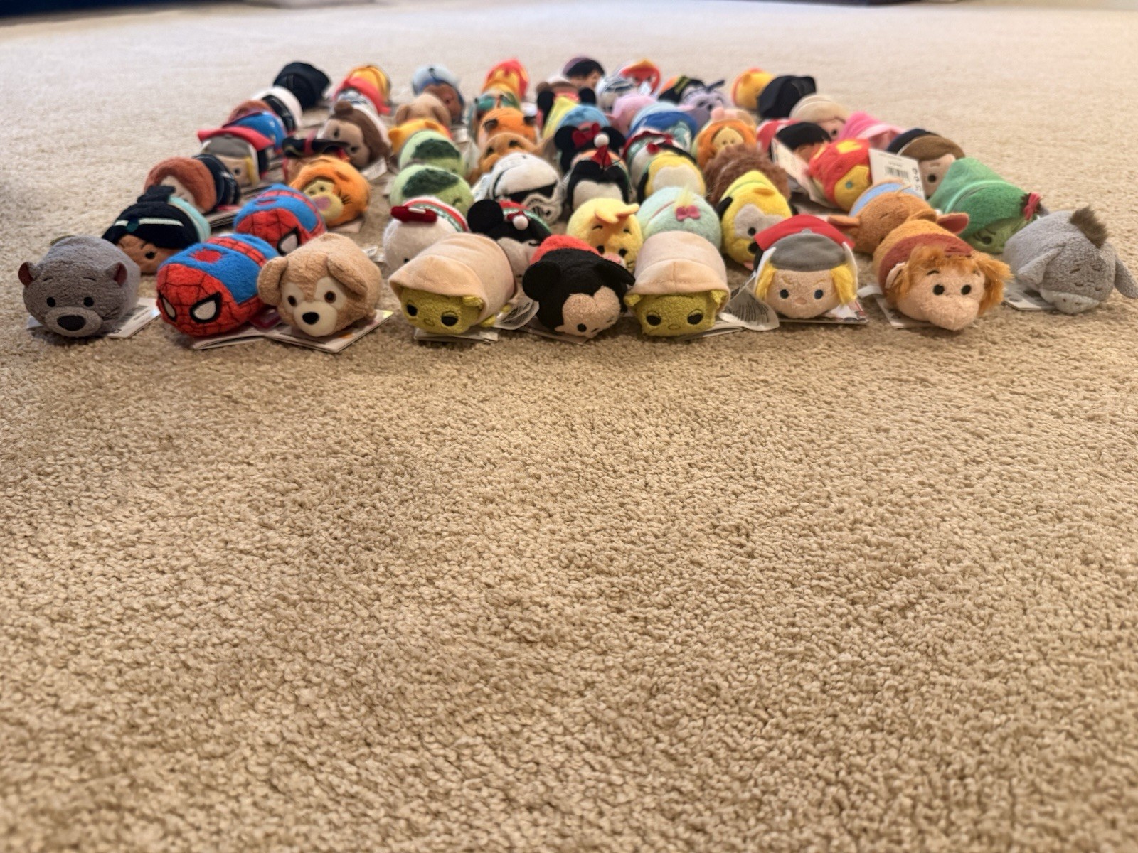 NWT Disney Tsum Tsum Lot - 69 Pieces