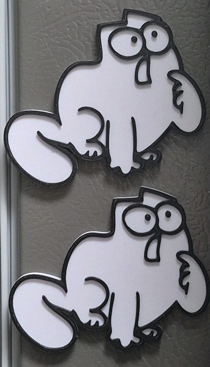 Simon\'s Cat Magnet X2