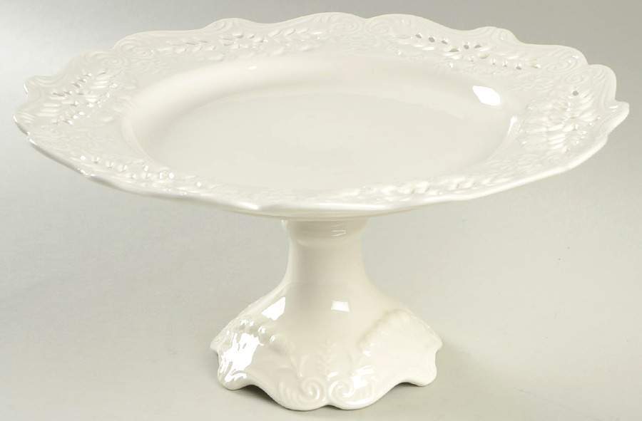 Grace's Teaware Victorian Lace Cake Stand 11666372