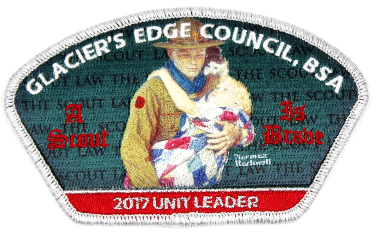 2017 Unit Leader Brave Glacier\'s Edge Council CSP Wisconsin Norman Rockwell
