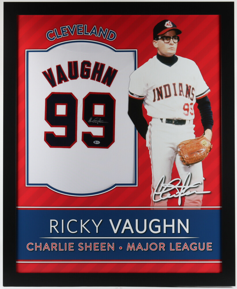 Charlie Sheen Signed Major League 35\