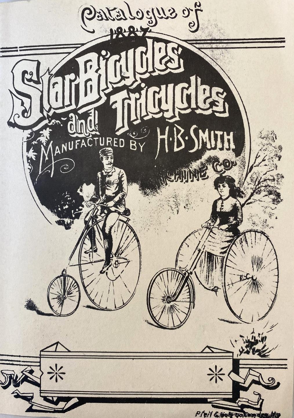 1887 Star Bicycles and Tricycles CATALOG of antique BIKES brochure H.B. Smith