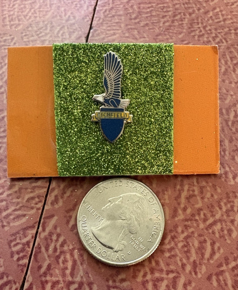 1950s Richfield Oil Lapel Pin. Gas & Oil