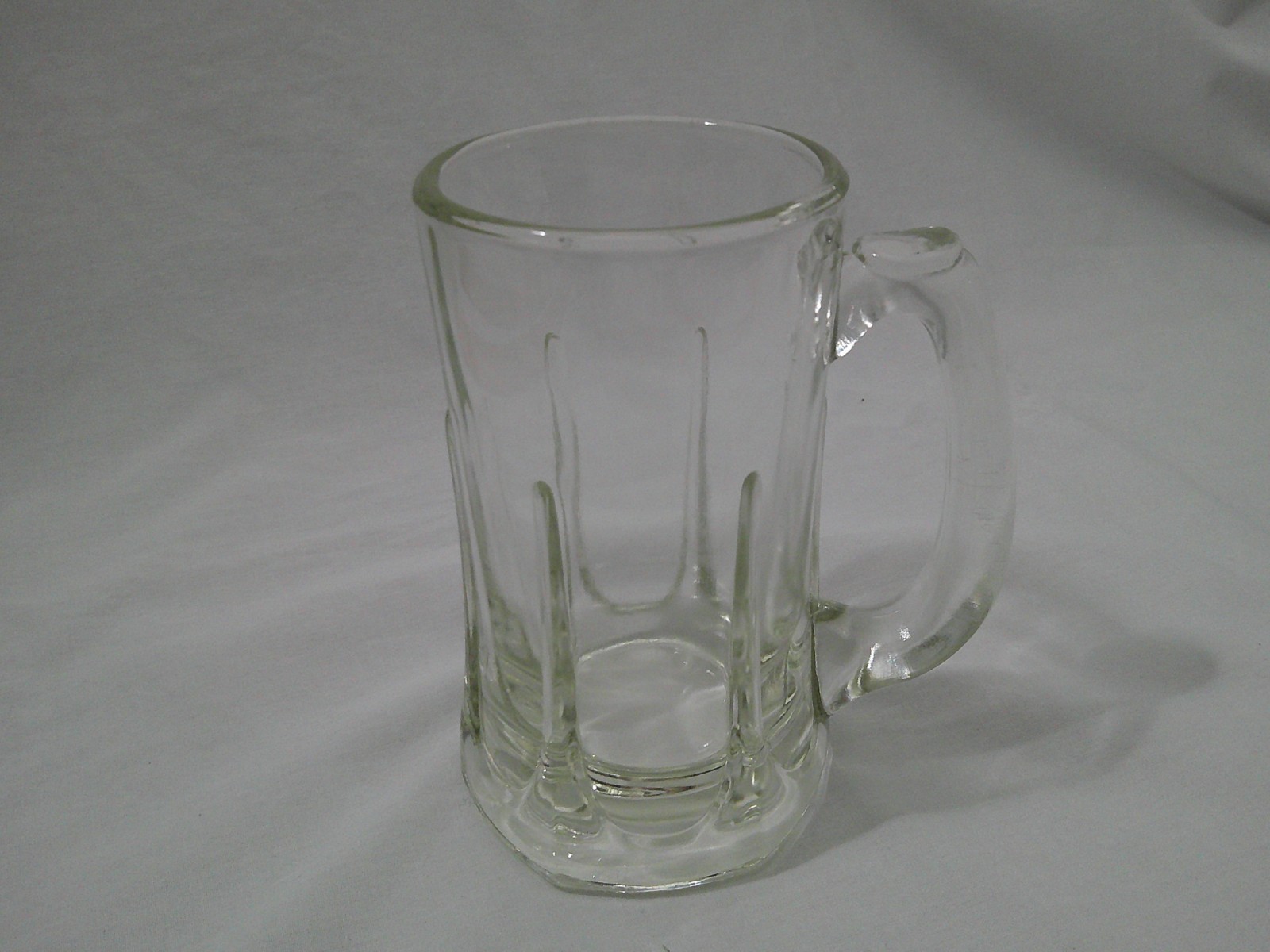 Heavy Clear Glass Beer Mug 12 oz