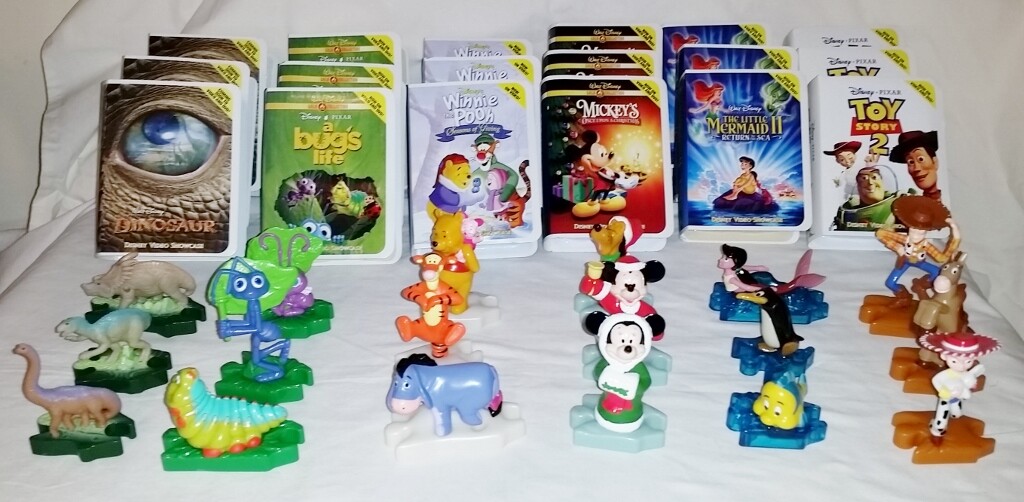 MCDONALDS - 2000 DISNEY VIDEO MASTERPIECE HAPPY MEAL - COMPLETE SET OF 18 - NEW