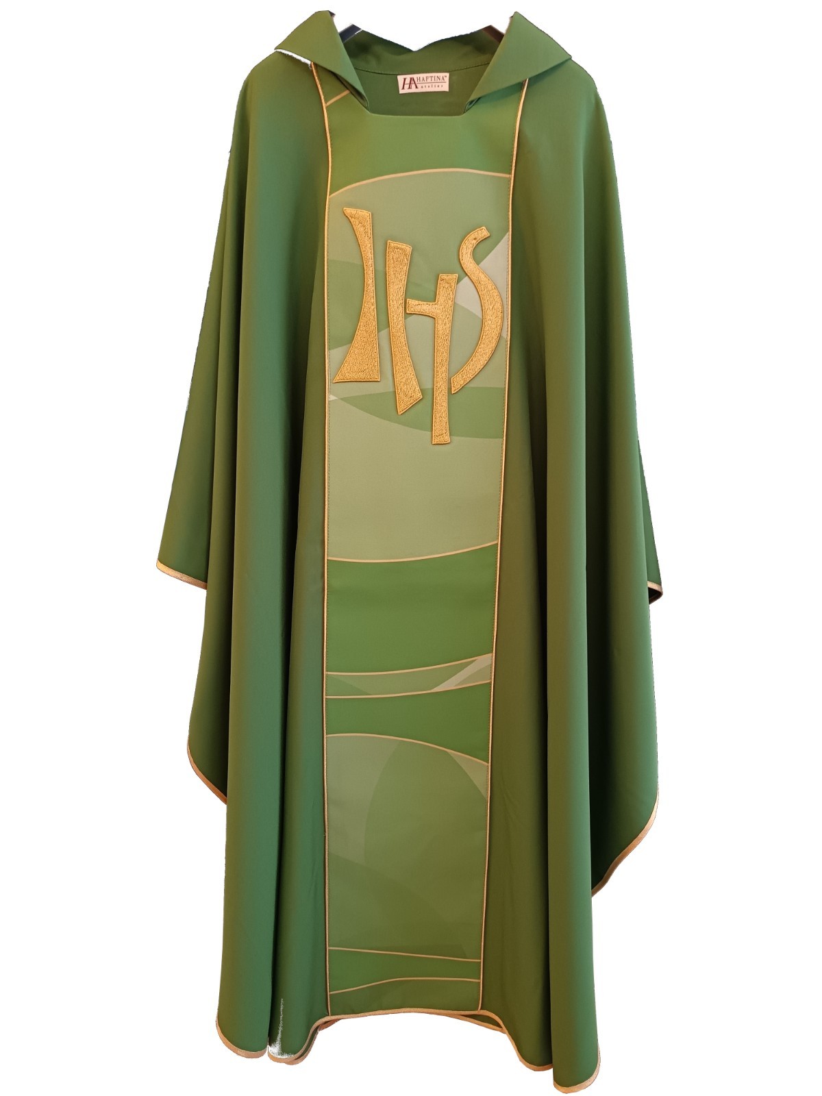 Slightly used GREEN GOTHIC CHASUBLE (Haftina)