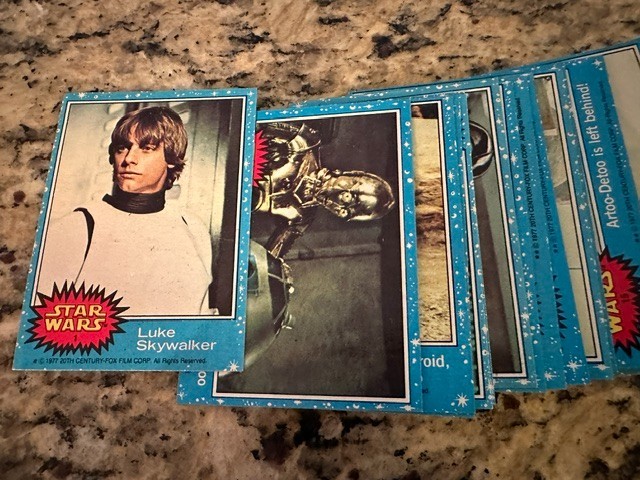 1977 TOPPS STAR WARS SERIES 1 COMPLETE SET  1-66  Good-EX+