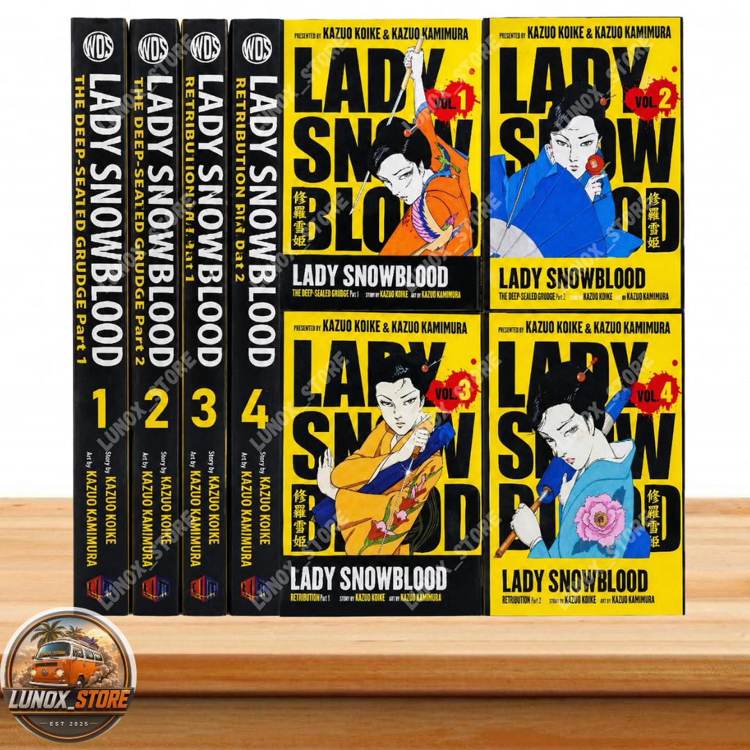 Lady Snow blood Manga New Volume 1-4 END Complete Set English Edition Comic