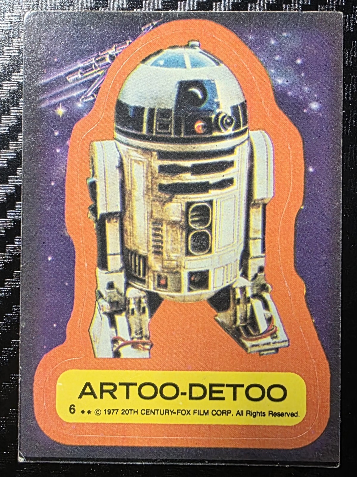 1977 Topps Star Wars Sticker Artoo-Detoo #6