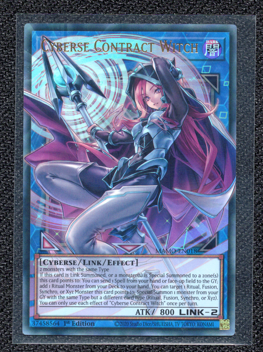 Cyberse Contract Witch Magnificent Monsters MAMO-EN018 Overframe Ultra 1st Ed NM