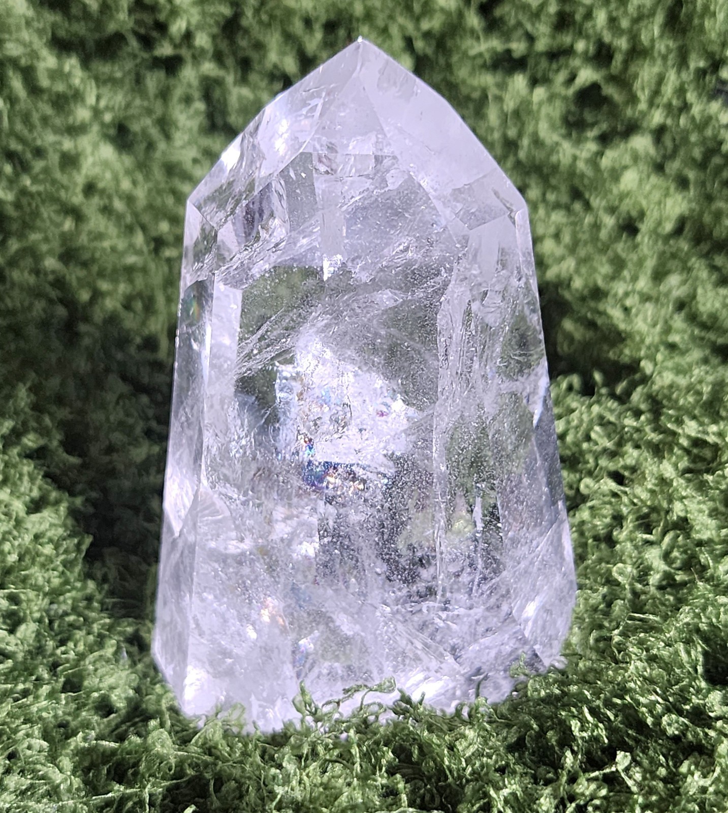 HQ Brazilian Clear Quartz Tower 