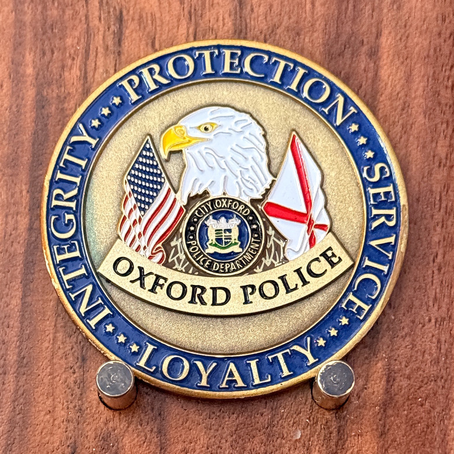 Oxford Alabama Police Department Chief Bill Partridge Challenge Coin  W#23
