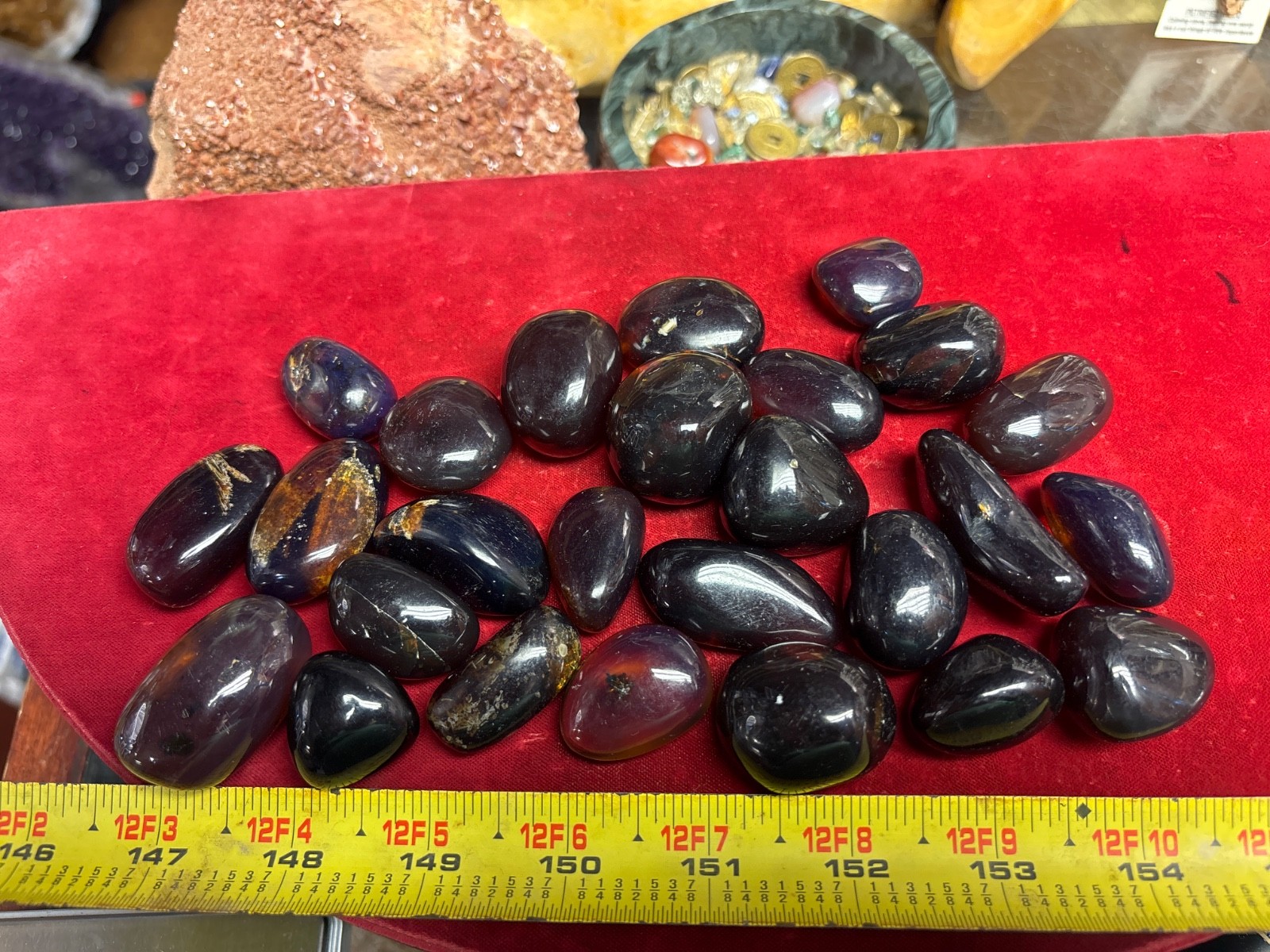 1 Kilogram Of Red Amber Rare Tumbled Stones 20-25mm 1 Kilogram Of Red Amber Rare Tumbled Stones 20-25mm