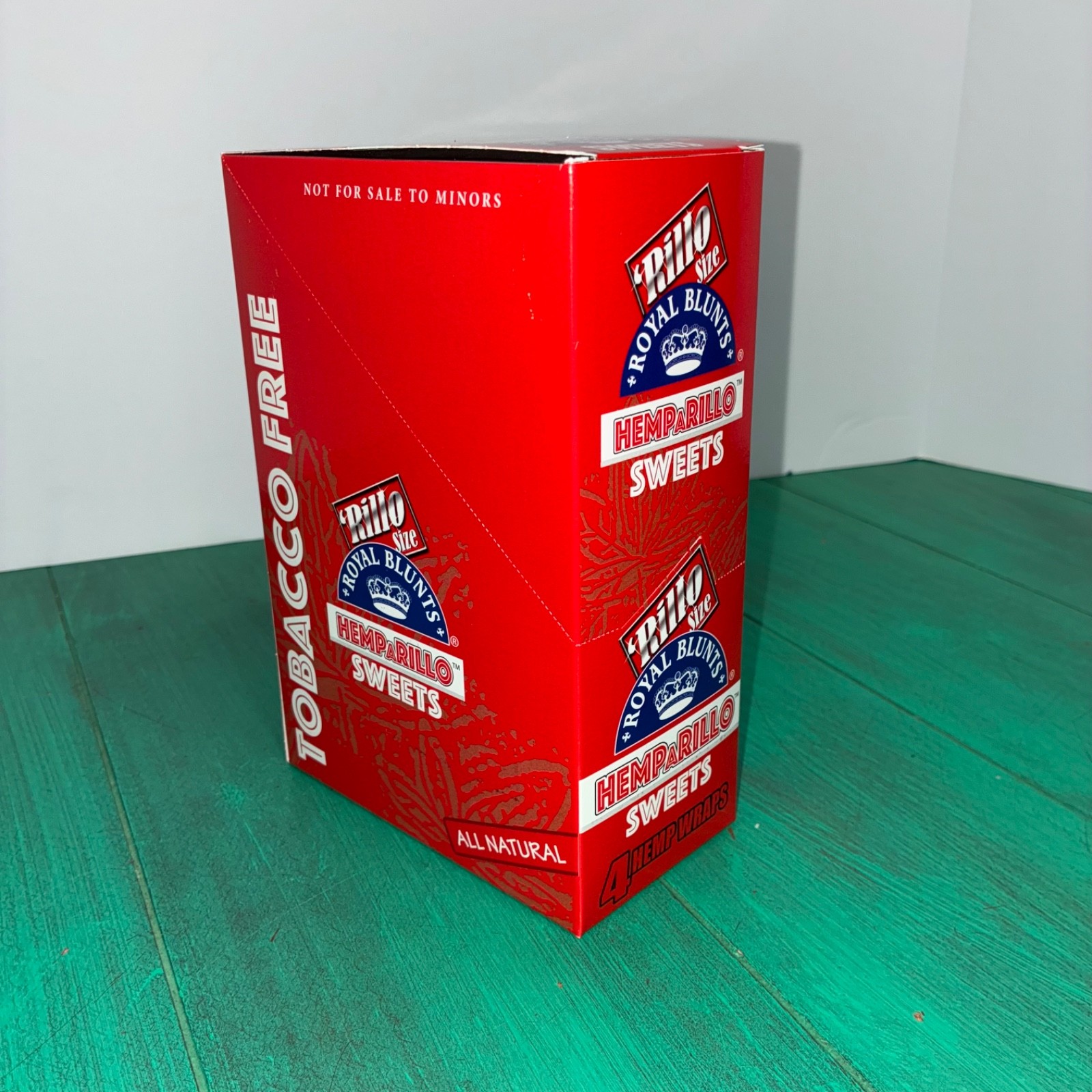 Hemparillo Sweets Rillo Size - Full Box of 15 Pouches (4 Per Pouch)
