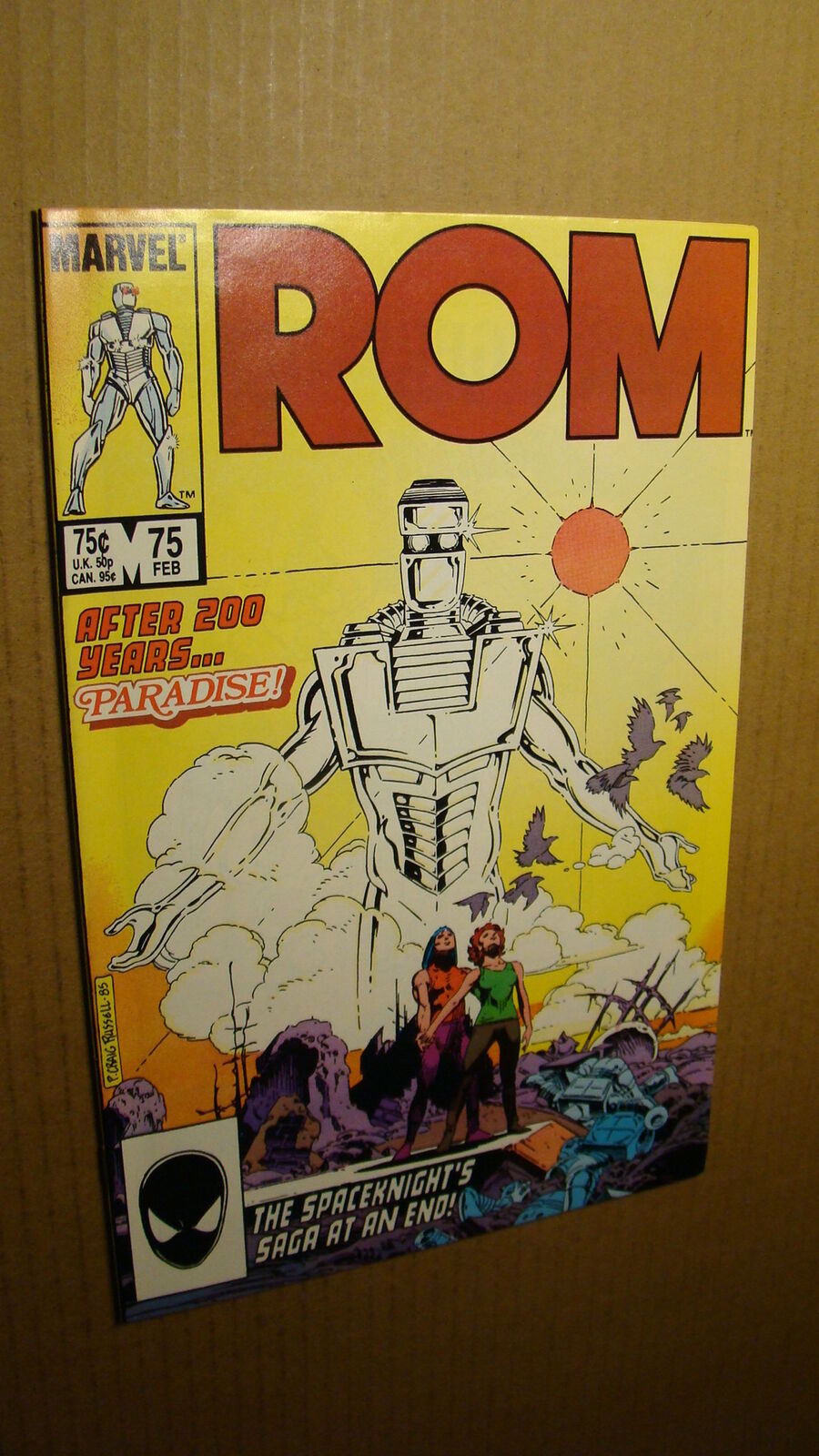 ROM 75 *NM 9.4* THE SPACE KNIGHT LAST ISSUE BILL MANTLO GUARDIANS GALAXY MOVIE