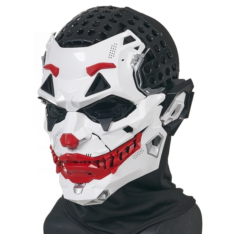 Cyberpunk Joker Clown Mask – Cosplay Halloween Prop