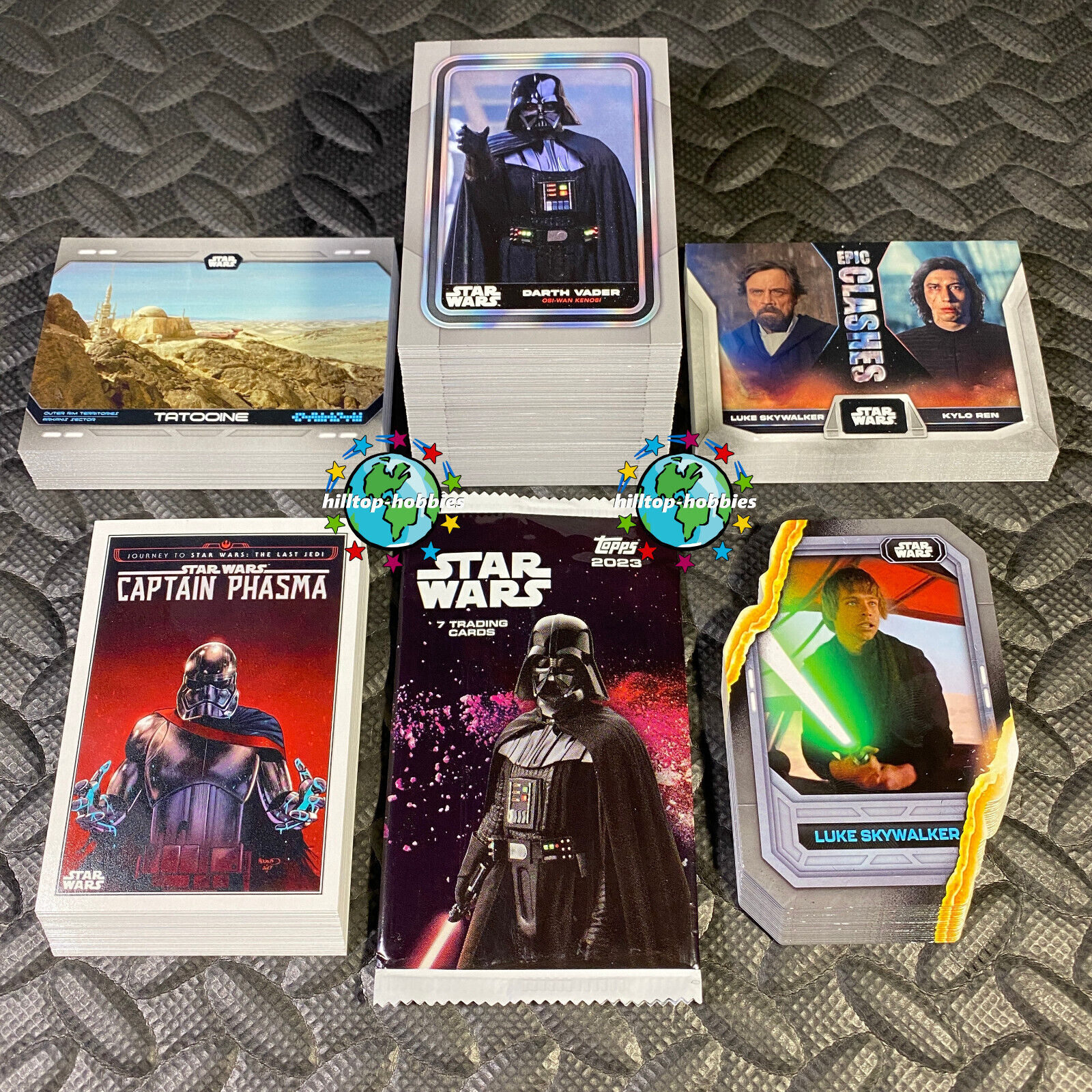 2023 TOPPS STAR WARS FLAGSHIP TRADING CARDS COMPLETE 200-CARD MASTER SET+WRAPPER