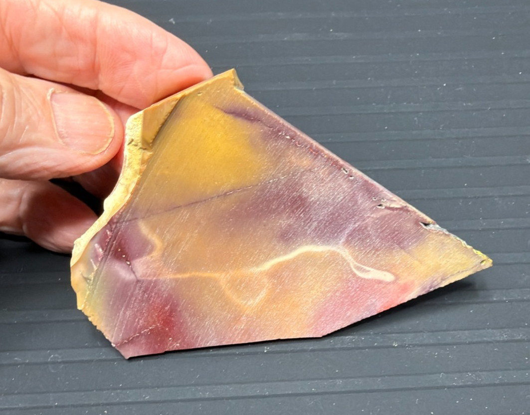 Mookaite Jasper unfinished slab, great for cabbing 2.41oz (#1087)