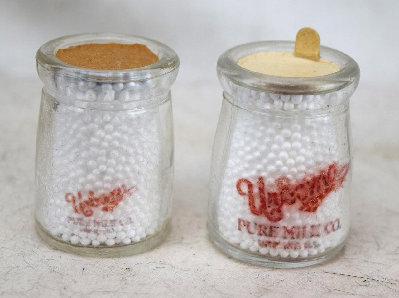 2 Vintage Urbana Pure Milk Co. Illinois 1 3/4