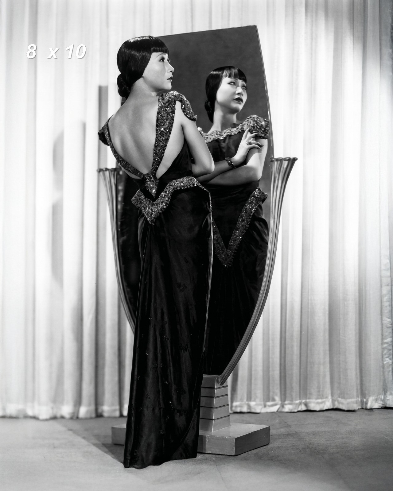ANNA MAY WONG 💙 1930s Movie Star - 8X10 PUBLICITY PHOTO - Golden Age - Dramatic
