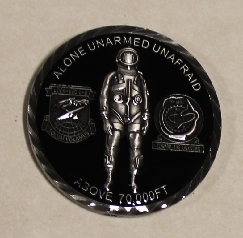 Reconnaissance U2 / U-2 Dragon Lady Spy Plane CIA Air Force Challenge Coin KAsil
