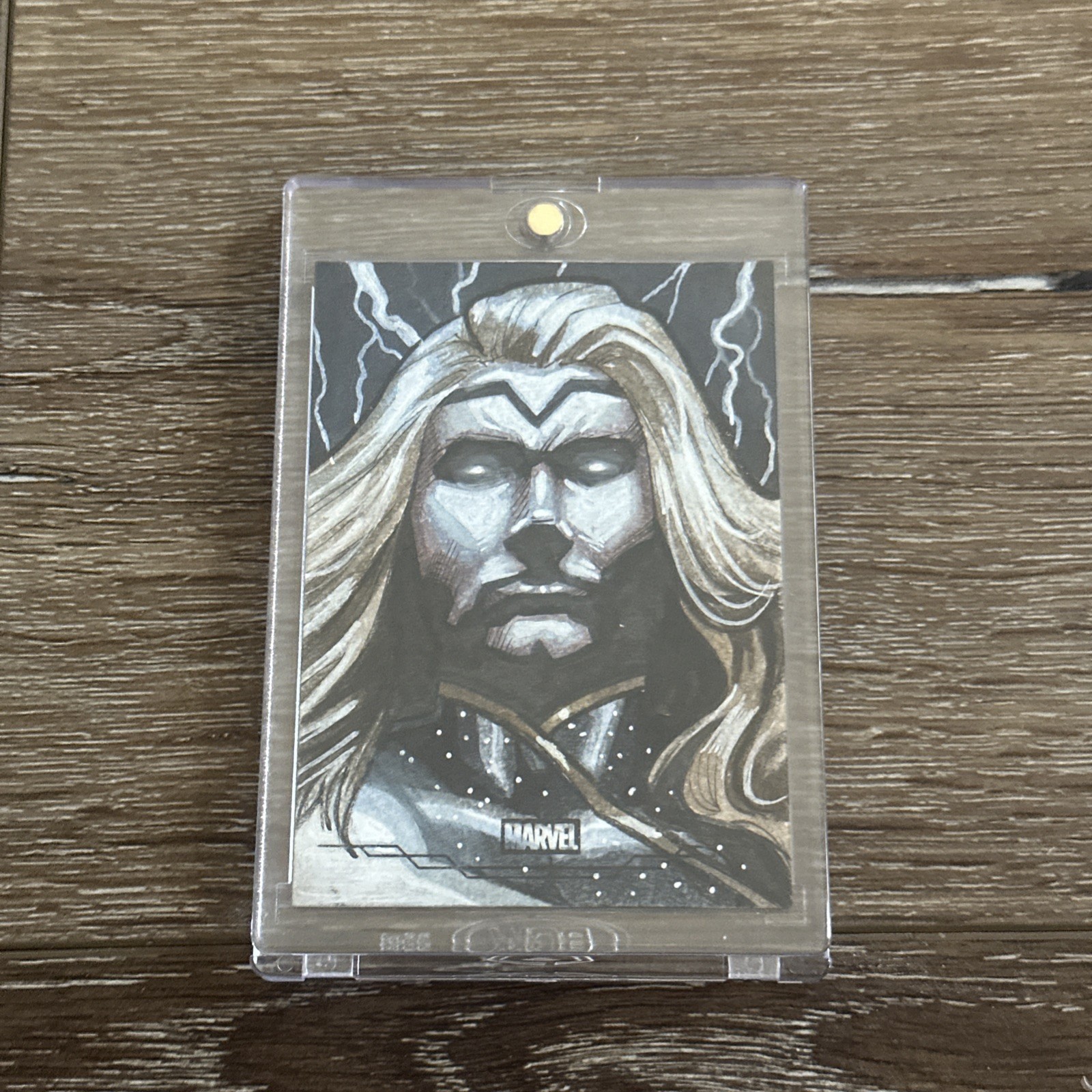 2026 Topps Chrome Marvel Rune King Thor Sketch Card 1/1 Signed Isiah Bradley