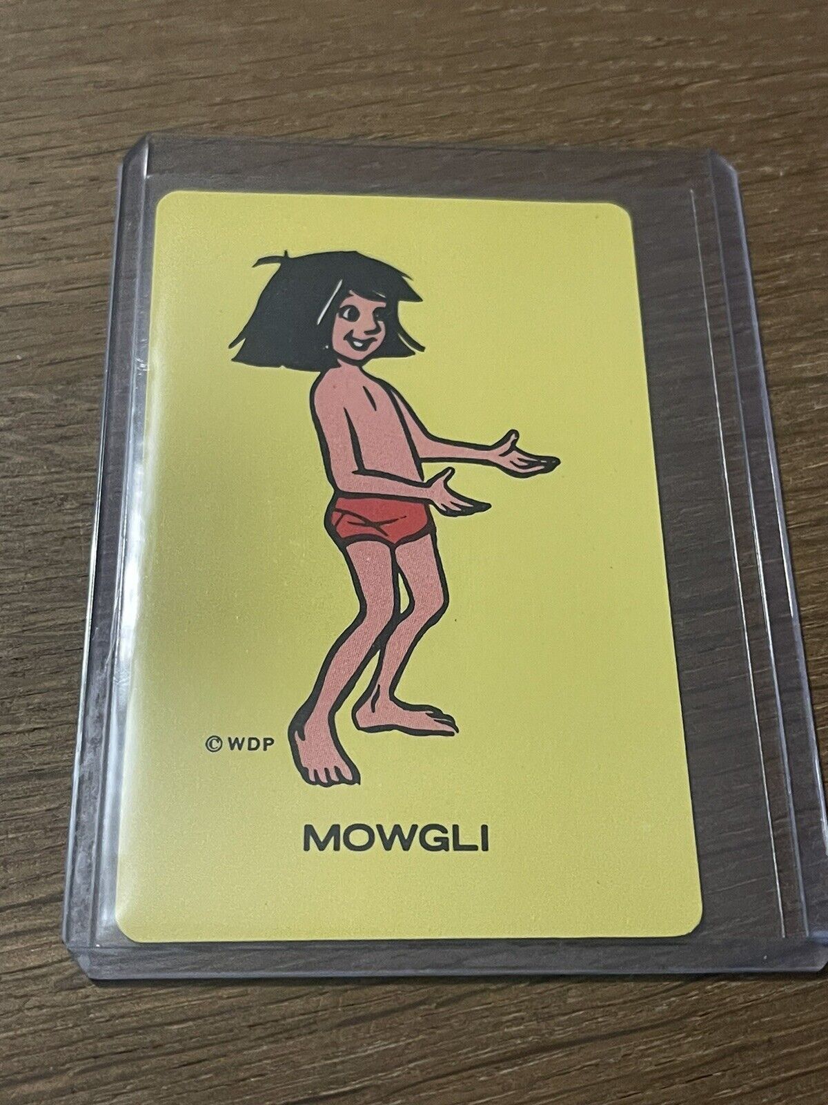 1968 Walt Disney Productions 🎥 Jungle Book Mowgli Card Game Playing Card