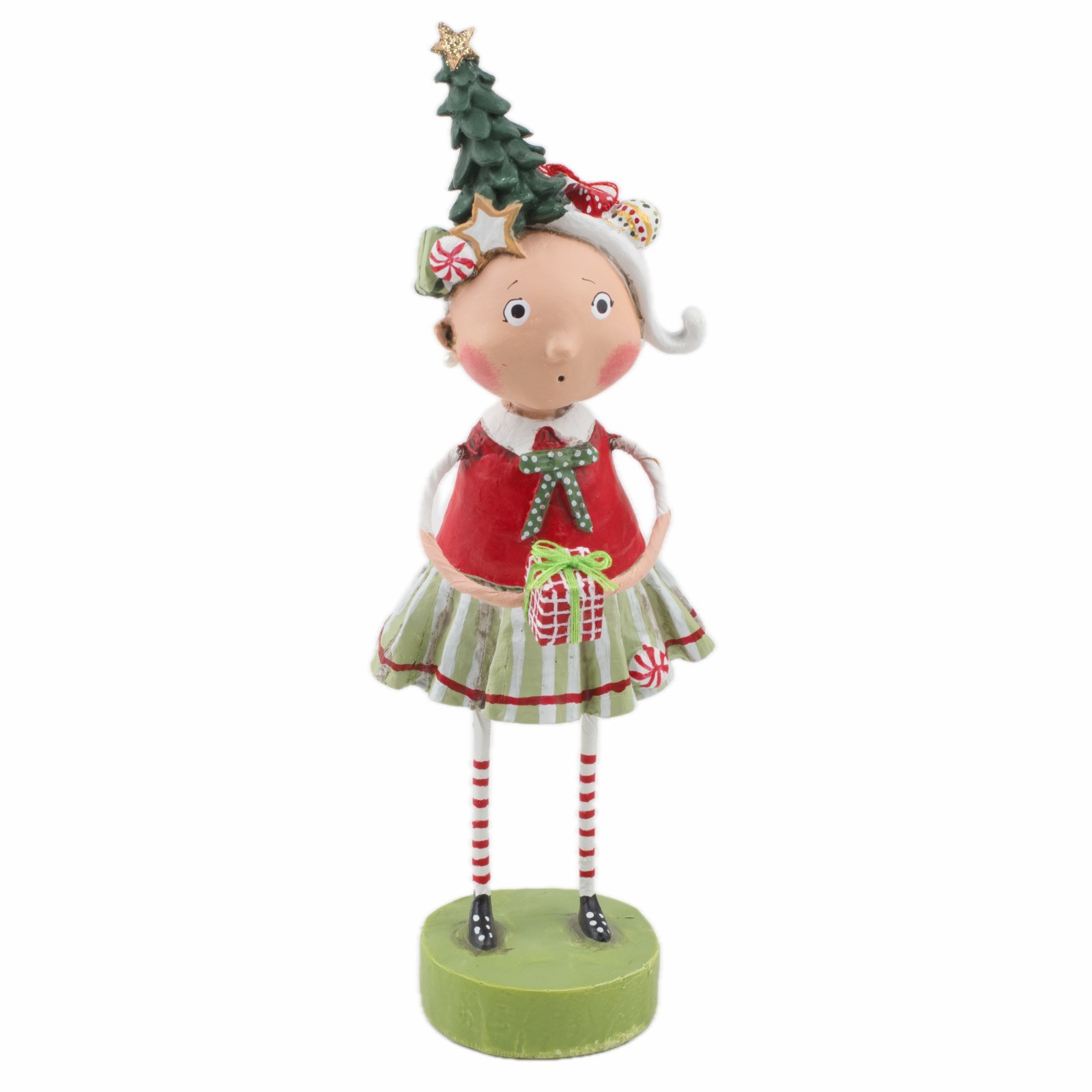 Lori Mitchell Mrs Santa Claus Christmas Figurine Folk Art Decor