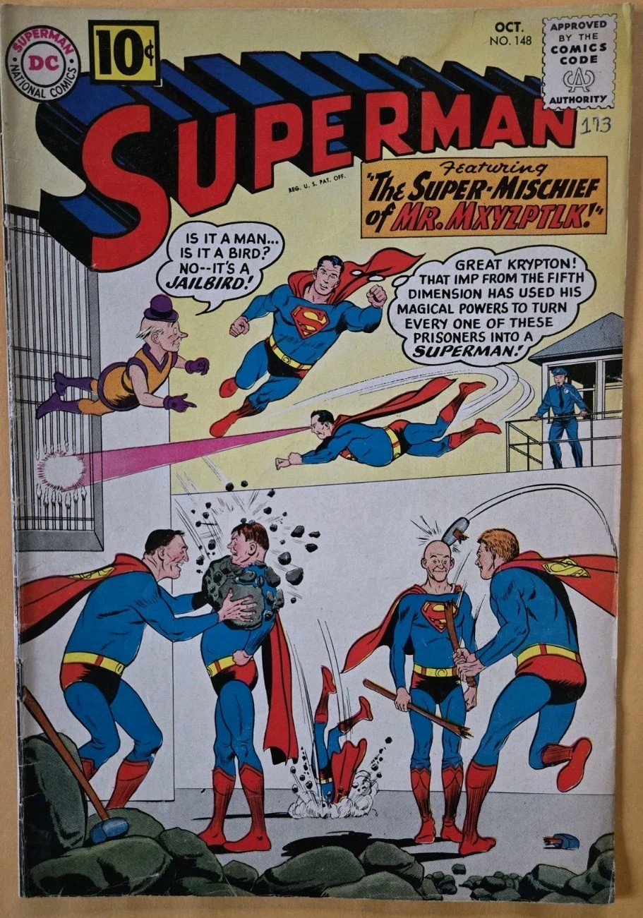 Superman #148 VG+ (4.5) DC Comics 10/61
