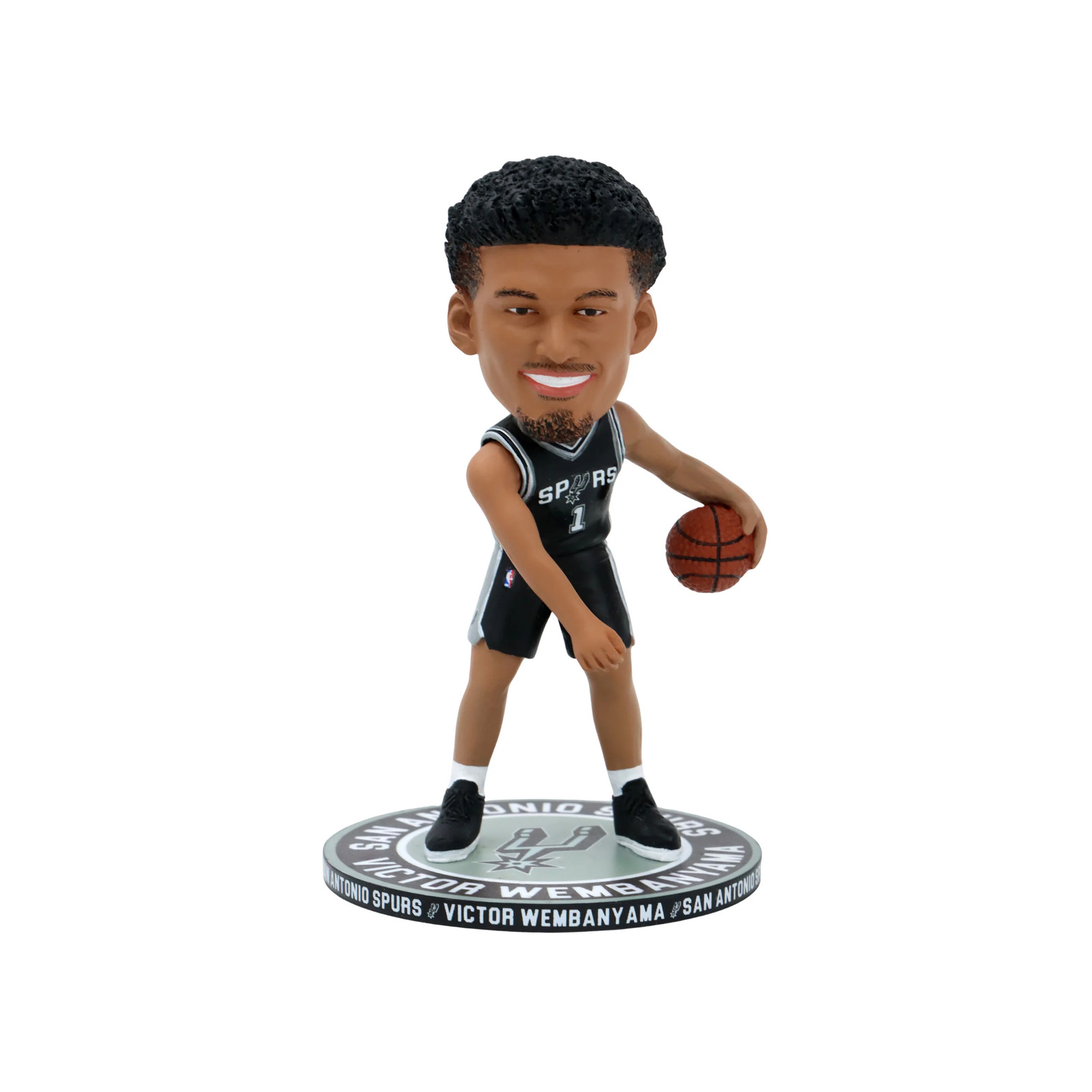 Victor Wembanyama San Antonio Spurs 5 Inch Repeat Name On Base Bobblehead NBA